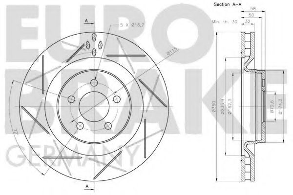 Disc frana 3