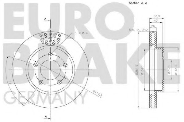 Disc frana 3