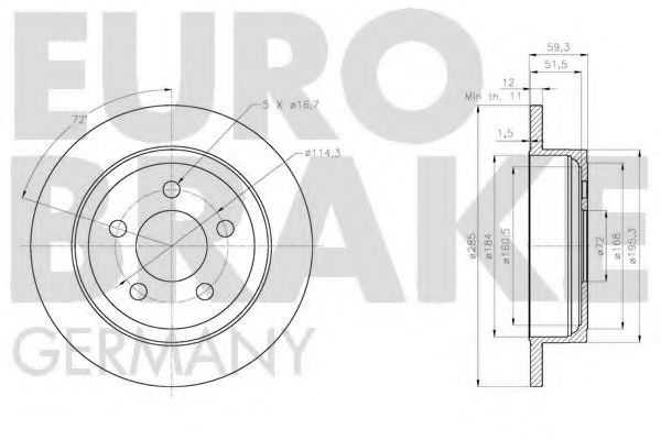 Disc frana 3