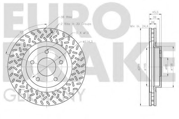 Disc frana 3