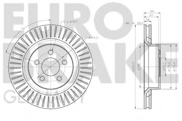 Disc frana 3