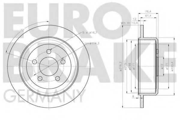 Disc frana 3