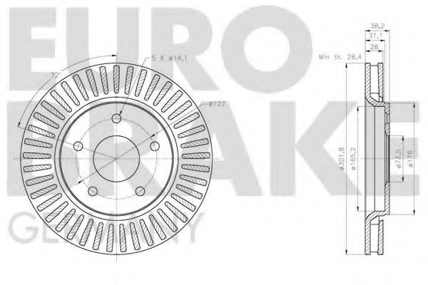 Disc frana 3