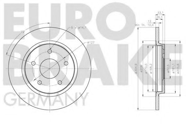 Disc frana 3