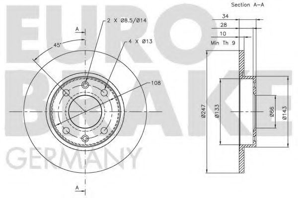 Disc frana 3