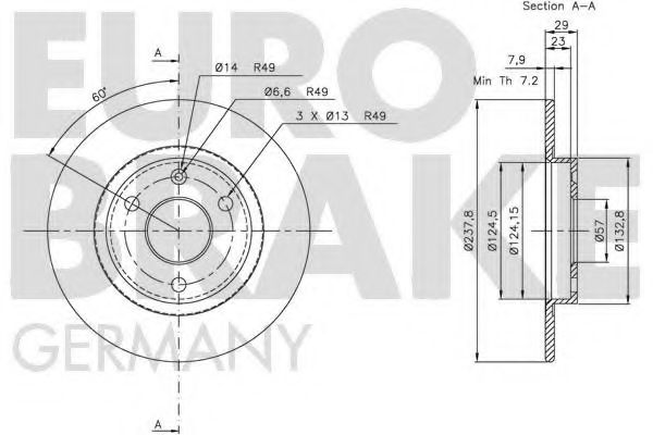 Disc frana 3