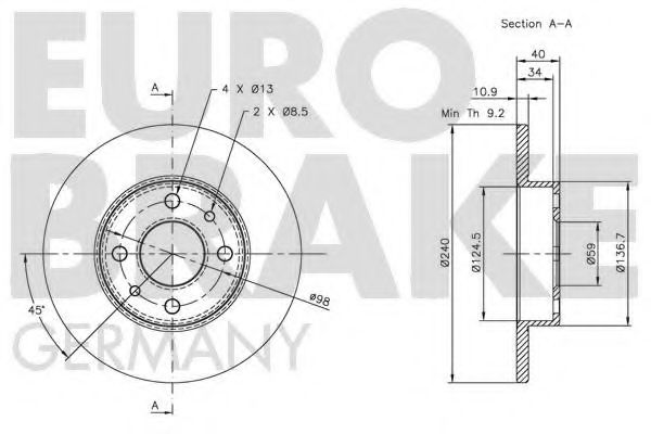 Disc frana 3