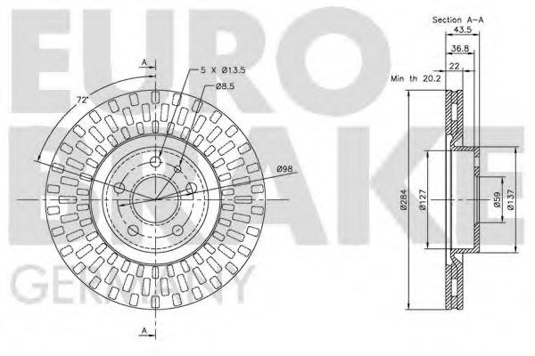 Disc frana 3