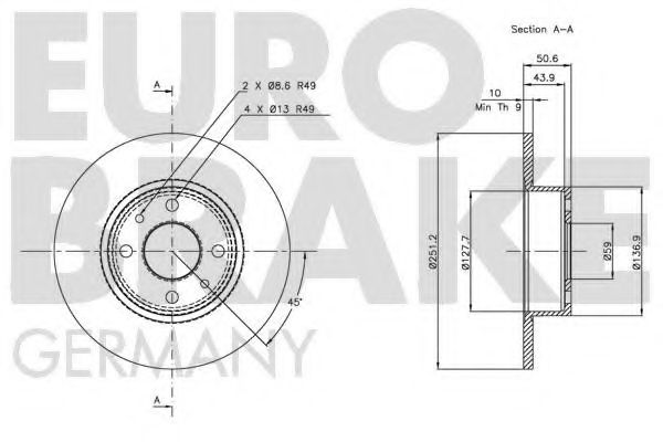 Disc frana 3