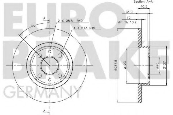Disc frana 3