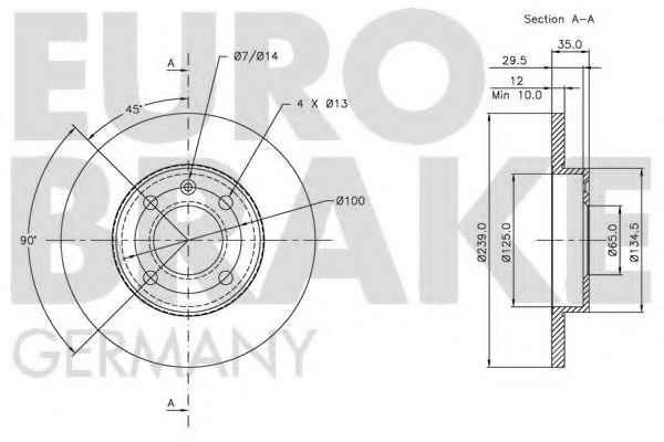Disc frana 3