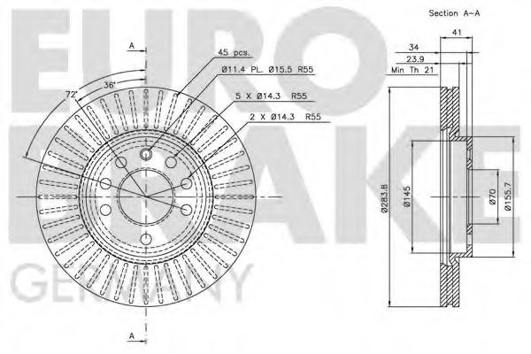 Disc frana 3