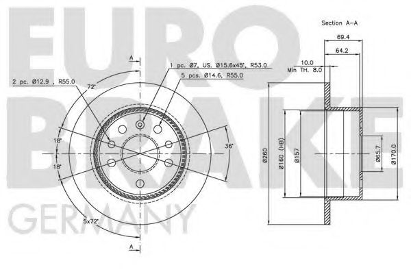 Disc frana 3