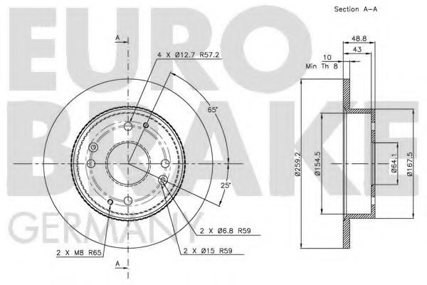 Disc frana 3