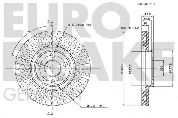 Disc frana 3