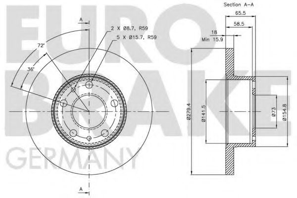 Disc frana 3