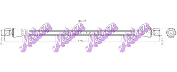 H4294 Furtun frana BROVEX-NELSON 