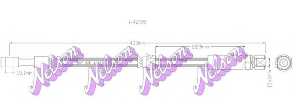 H4295 Furtun frana BROVEX-NELSON 