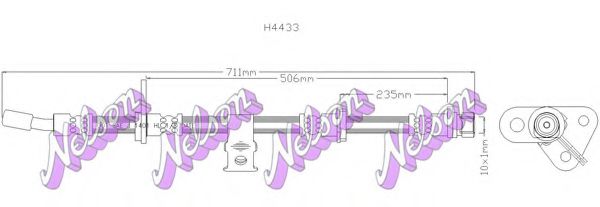H4433 Furtun frana BROVEX-NELSON 