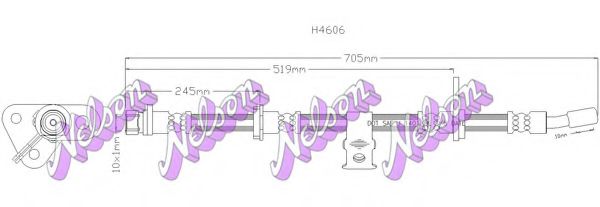 H4606 Furtun frana BROVEX-NELSON 