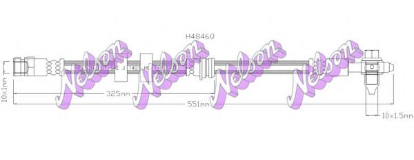 H4846Q Furtun frana BROVEX-NELSON 