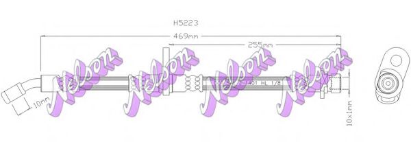 H5223 Furtun frana BROVEX-NELSON 