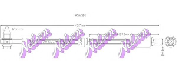H5631Q Furtun frana BROVEX-NELSON 