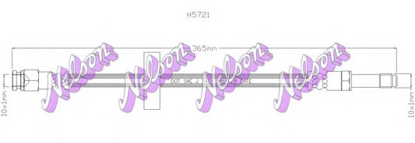 H5721 Furtun frana BROVEX-NELSON 