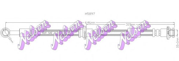 H5897 Furtun frana BROVEX-NELSON 