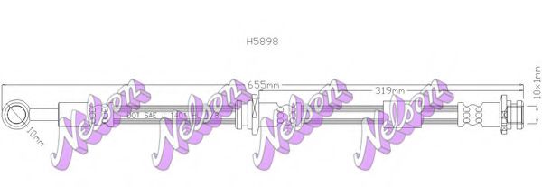 H5898 Furtun frana BROVEX-NELSON 