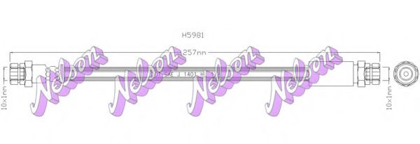 H5981 Furtun frana BROVEX-NELSON 