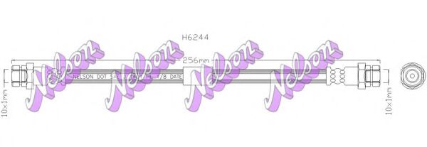 H6244 Furtun frana BROVEX-NELSON 