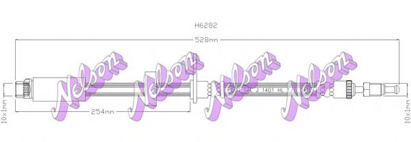 H6282 Furtun frana BROVEX-NELSON 