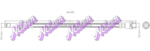 H6481 Furtun frana BROVEX-NELSON 