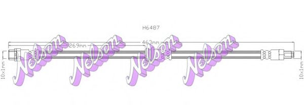 H6487 Furtun frana BROVEX-NELSON 