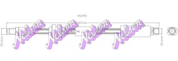 H6491 Furtun frana BROVEX-NELSON 