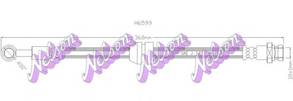 H6599 Furtun frana BROVEX-NELSON 