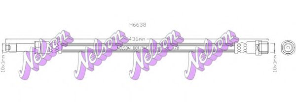 H6638 Furtun frana BROVEX-NELSON 