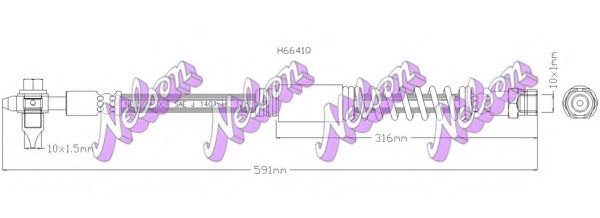 H6641Q Furtun frana BROVEX-NELSON 