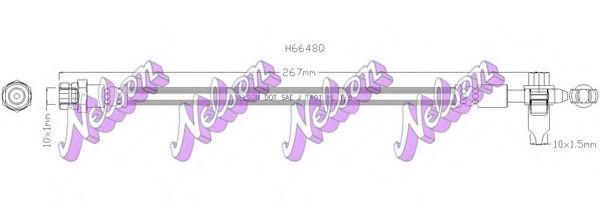 H6648Q Furtun frana BROVEX-NELSON 