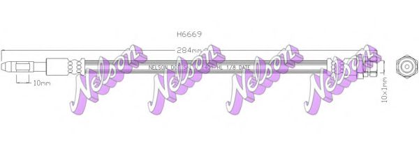 H6669 Furtun frana BROVEX-NELSON 
