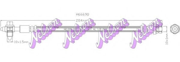 H6669Q Furtun frana BROVEX-NELSON 