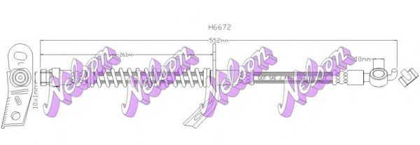 H6672 Furtun frana BROVEX-NELSON 