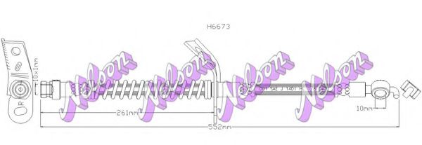 H6673 Furtun frana BROVEX-NELSON 