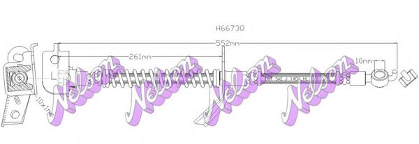 H6673Q Furtun frana BROVEX-NELSON 