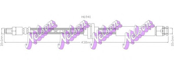 H6941 Furtun frana BROVEX-NELSON 