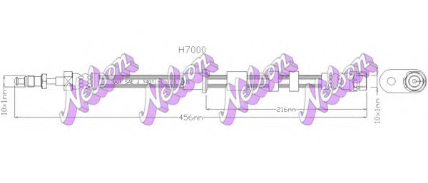 H7000 Furtun frana BROVEX-NELSON 