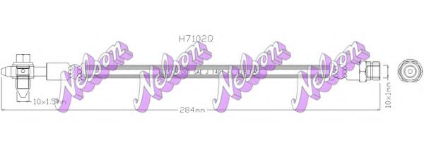 H7102Q Furtun frana BROVEX-NELSON 
