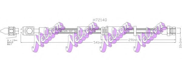 H7214Q Furtun frana BROVEX-NELSON 