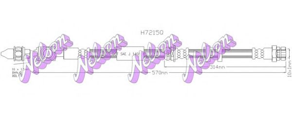 H7215Q Furtun frana BROVEX-NELSON 